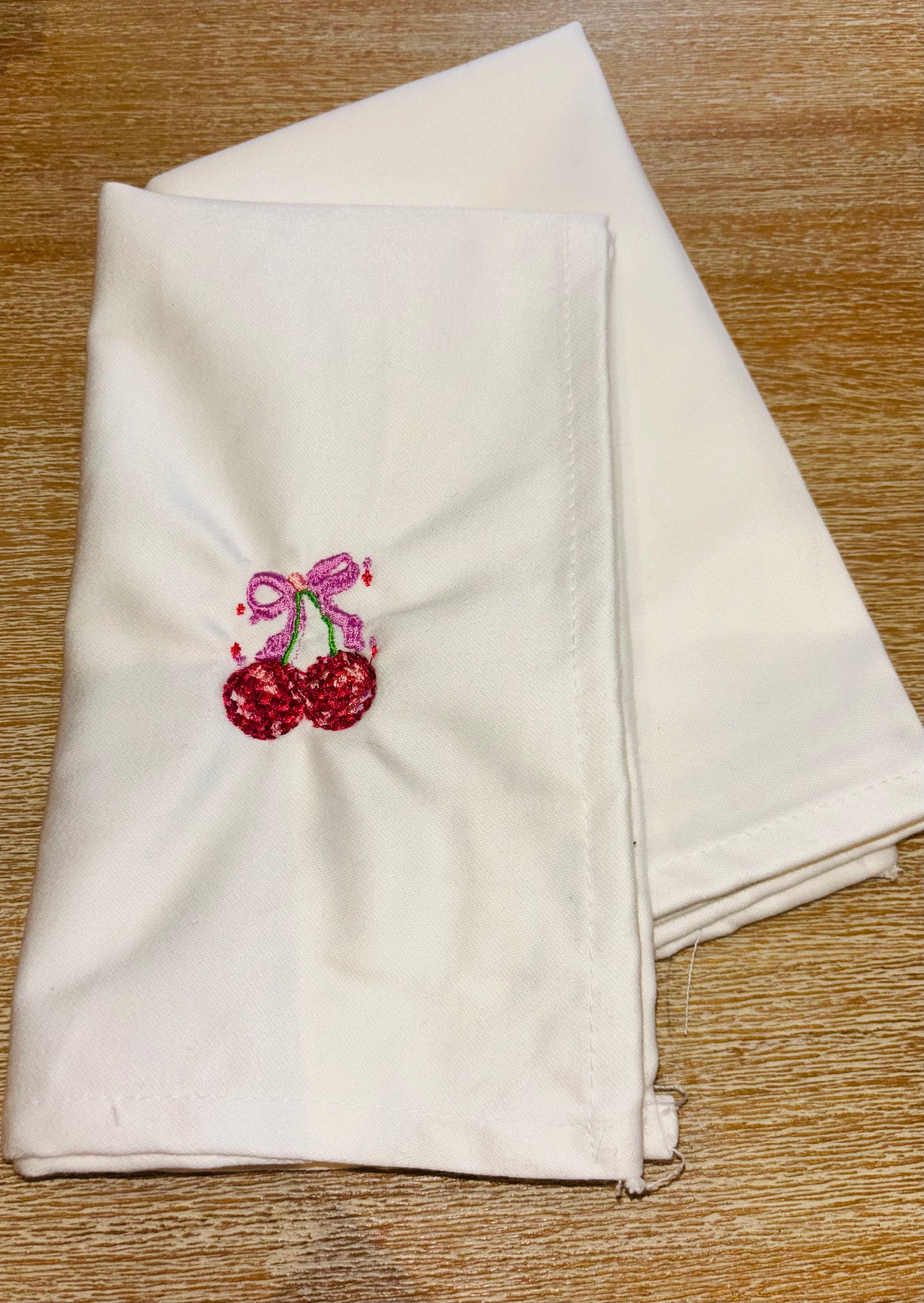 Wedding favour napkins