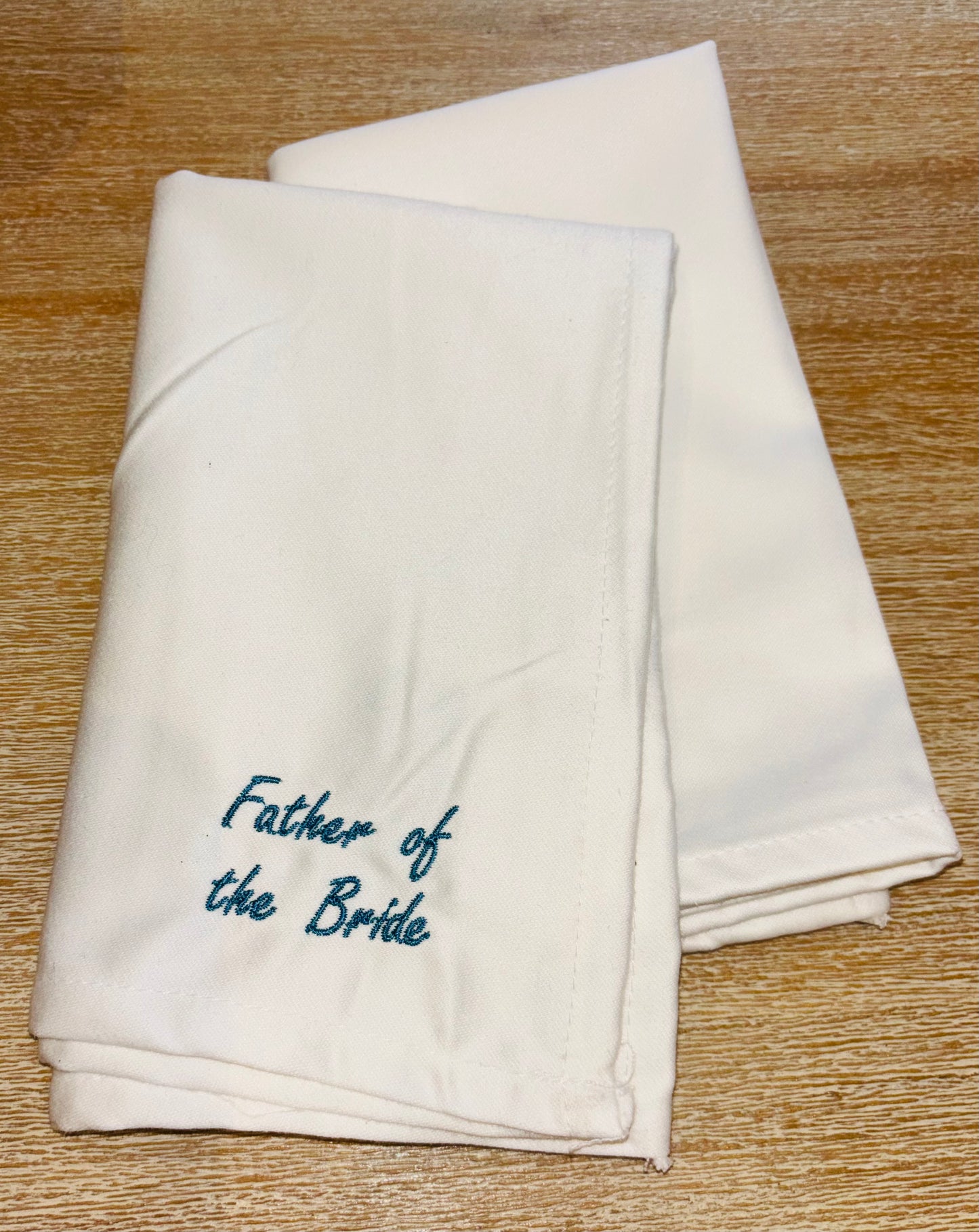 Wedding favour napkins